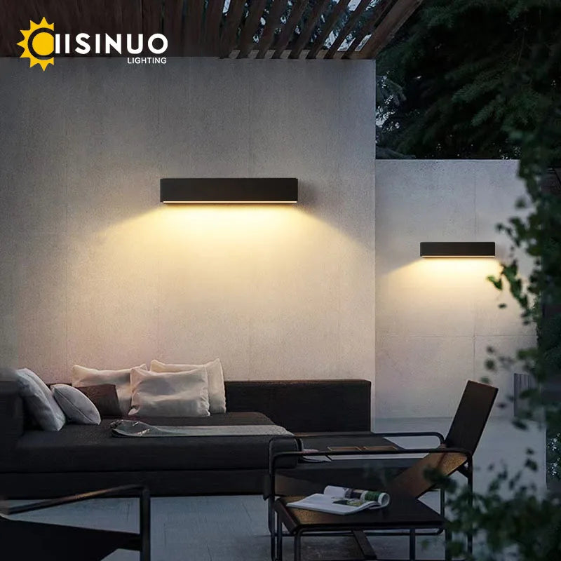 Aplique de Pared LED Exterior IP65 — Iluminación para Patio y Fachada