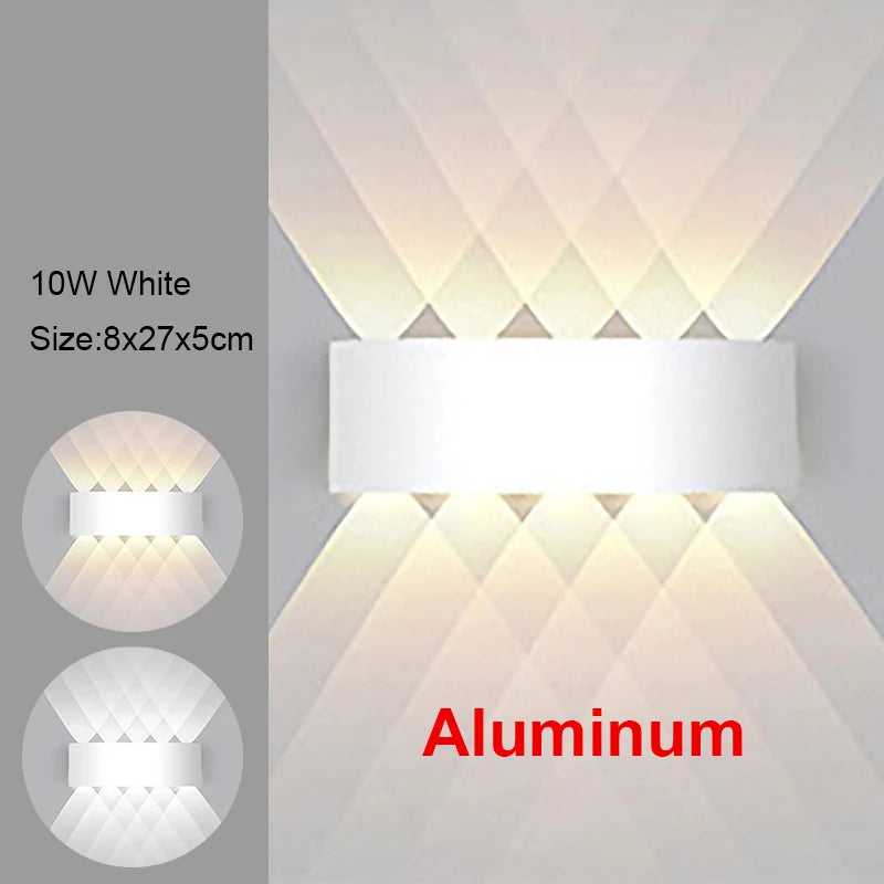 Aplique de Pared LED Moderno — Diseño Negro o Blanco