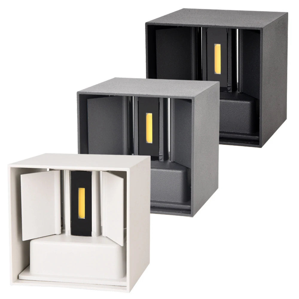Lámpara de Pared LED Impermeable IP65 — Interior y Exterior Ajustable