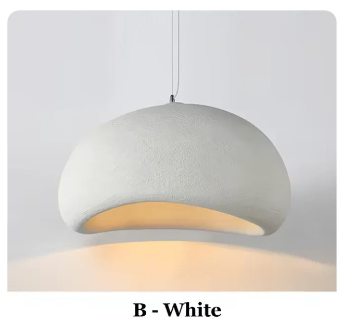 Lámpara colgante LED de diseño nórdico wabi-sabi
