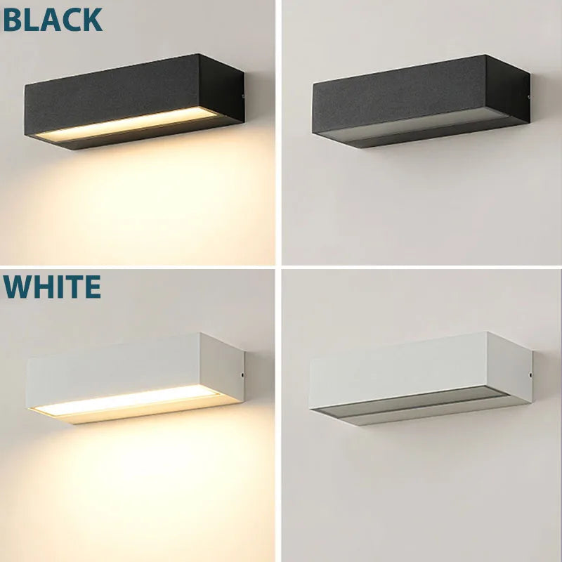 Aplique de Pared LED Exterior IP65 — Iluminación para Patio y Fachada