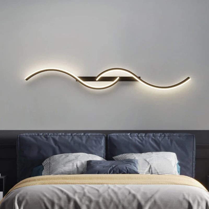 Lámpara de Pared LED Minimalista — Barra Larga Regulable