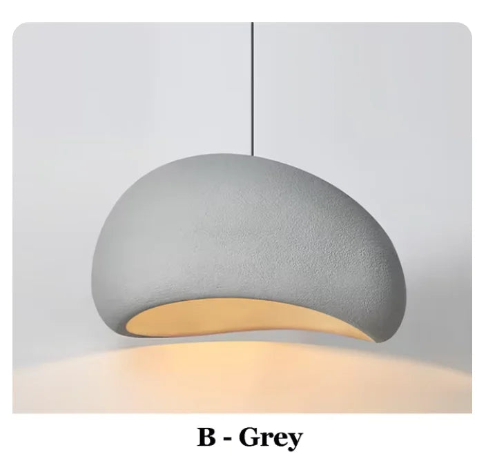 Lámpara colgante LED de diseño nórdico wabi-sabi