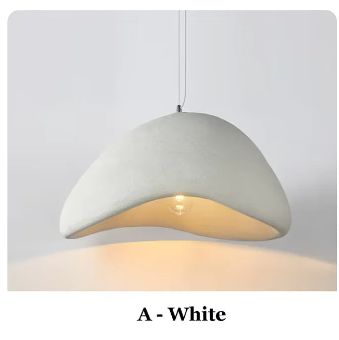 Lámpara colgante LED de diseño nórdico wabi-sabi