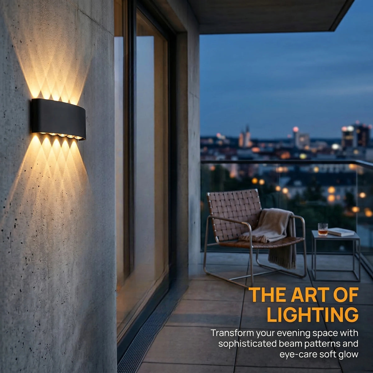 Aplique de Pared LED Moderno — Diseño Negro o Blanco