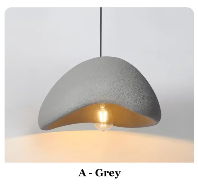 Lámpara colgante LED de diseño nórdico wabi-sabi