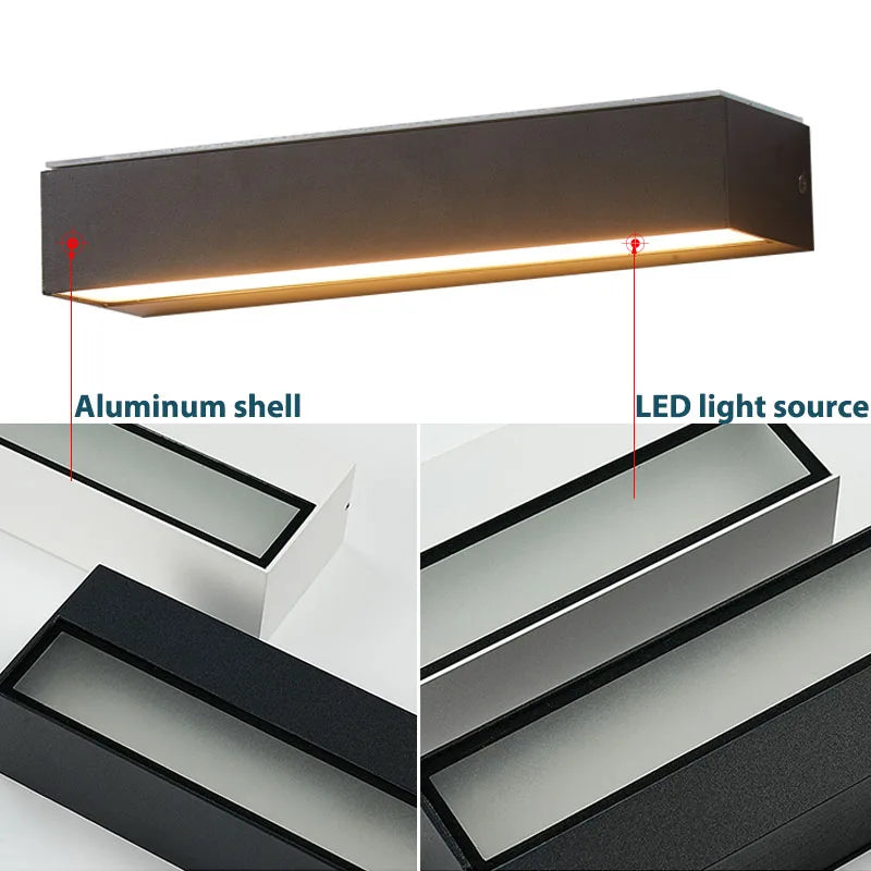 Aplique de Pared LED Exterior IP65 — Iluminación para Patio y Fachada