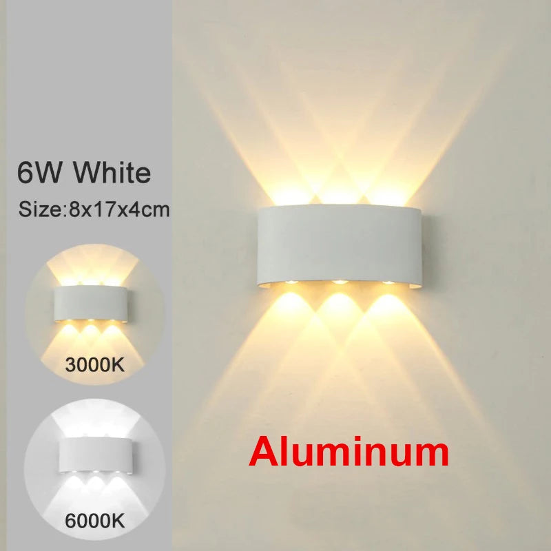 Aplique de Pared LED Moderno — Diseño Negro o Blanco