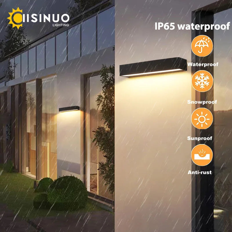 Aplique de Pared LED Exterior IP65 — Iluminación para Patio y Fachada